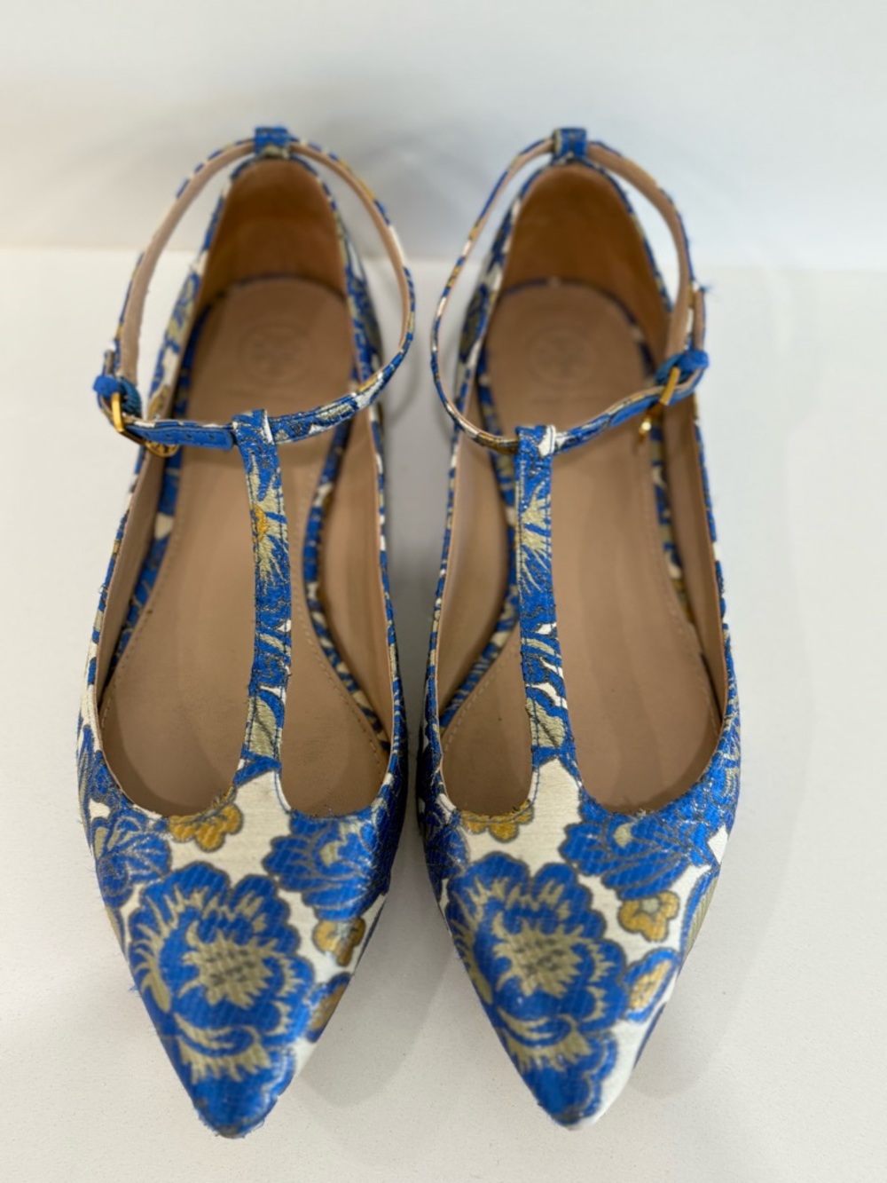 Tory Burch Silk Brocade Mary Jane Flats – Size 8.5 ✨ - Picture 2 of 16